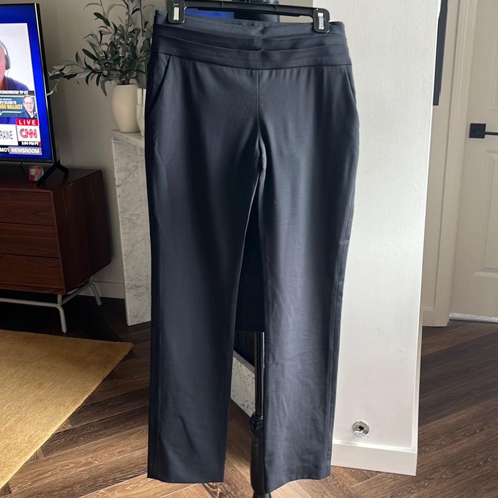 Tuxedo black wool pants